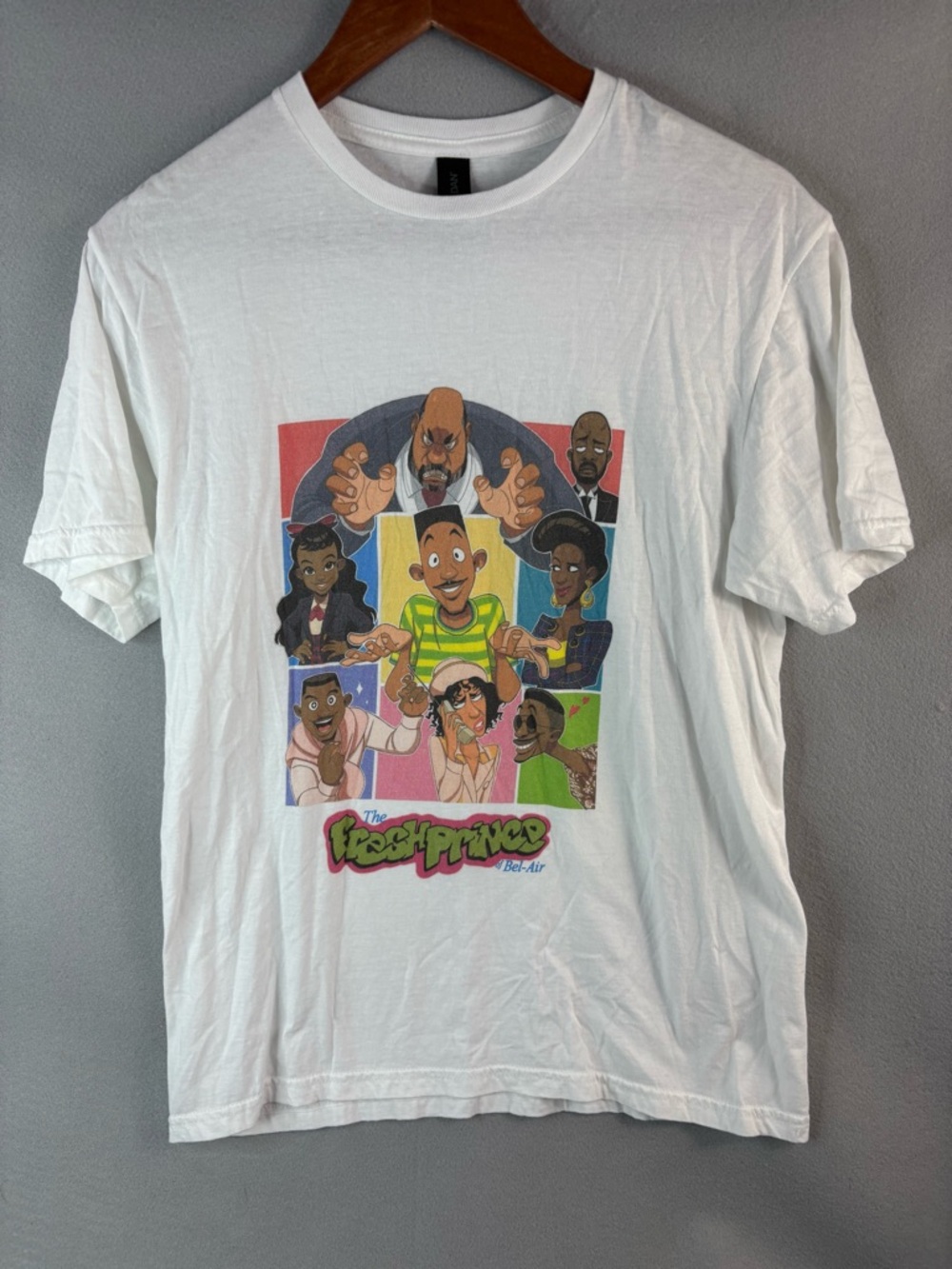Fresh Prince of Bellaire M 90d Graphic Tee - White